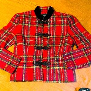 J.S.J plaid jacket 6P